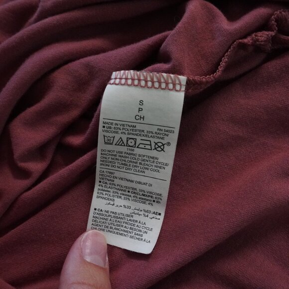 Old Navy Active Go Dry Long Tank Mauve Size Small - Picture 7 of 7